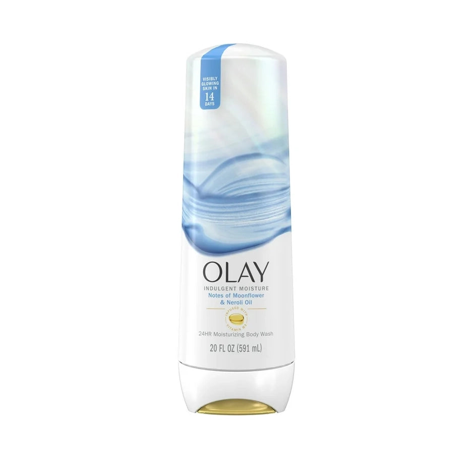 Olay Indulgent 24HR Moisturizing Body Wash Moonflower & Neroli Oil 20 fl oz - New