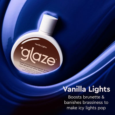 Glaze SuperGloss Color Conditioning Hair Gloss & Toner Vanilla Lights for Highlighted Hair 6.4 fl oz - New