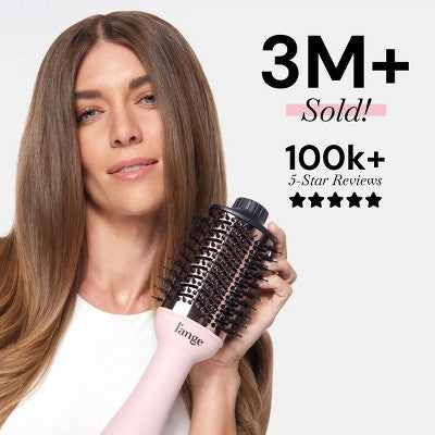 L'ange Hair Le Volume 60MM 2-in-1 Titanium Brush Hair Dryer Blush 1000 Watt - New