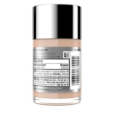 Neutrogena Healthy Skin Liquid Foundation 90 Warm Beige - Imperfect Container