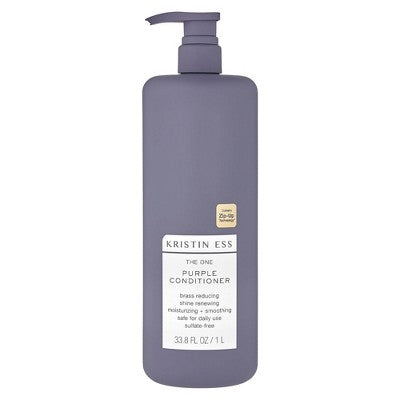 Kristin Ess One Purple Conditioner Toning for Blonde Hair 33.8 fl oz - Imperfect Container