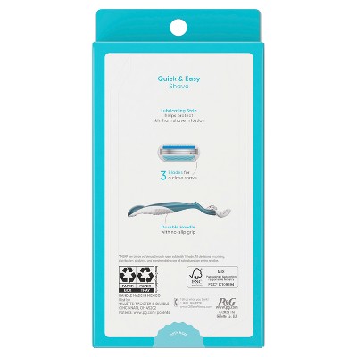 Venus Smooth Value Pack Razor Handle + 6 Blade Refills - Imperfect Box