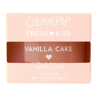 ColourPop Fresh Kiss Lip Scrub Vanilla Cake 0.28oz - Imperfect Box