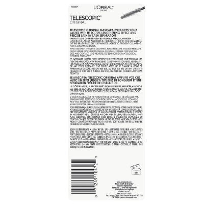 L'Oreal Paris Telescopic Original Mascara 905 Black 0.27 fl oz - New