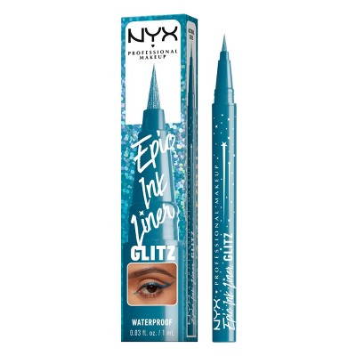 NYX Professional Makeup Epic Wear Glitz Metallic Liquid Eyeliner Tapered Twinkle 0.03fl oz - New