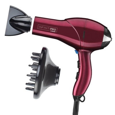 Conair Salon Professional Hair Dryer Burgundy 1875 Watt - Imperfect Box