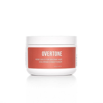 oVertone Hair Care Semi-Permanent Conditioner Rose Gold for Brown 8 fl oz - Imperfect Box