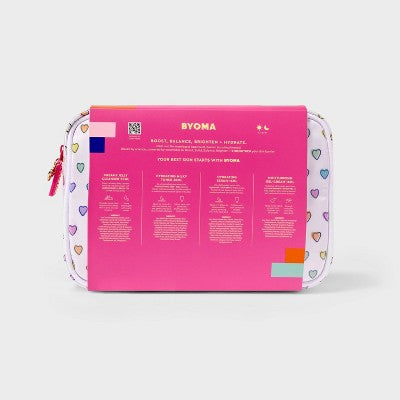 Roller Rabbit x Target BYOMA Disco Hearts Wave Skincare Set 5pc - New