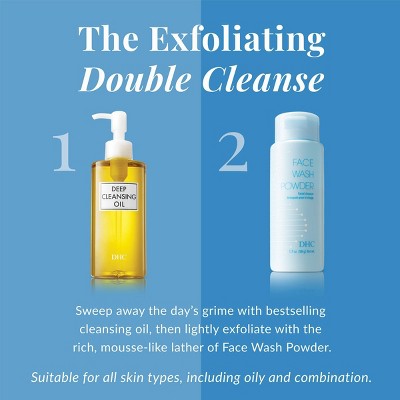 DHC Face Wash Powder Cleanser + Enzyme Exfoliator 1.7oz - Missing Box