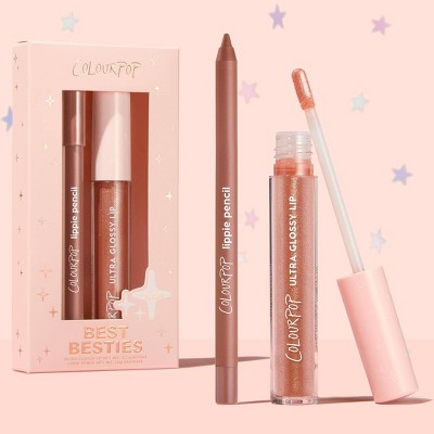 ColourPop Ultra Glossy Lip + Lippie Pencil Kit Best Besties 0.145oz - Imperfect Box