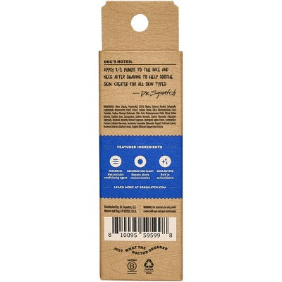 DR. SQUATCH Men's Natural Soothing Post Shave Fresh Falls 2.5 fl oz - Imperfect Box