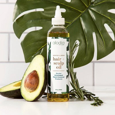 Alodia Nourish and Grow Healthy Hair and Scalp Oil 8.5 fl oz - Imperfect Container