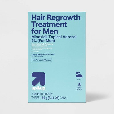 Foam Hair Regrowth Treatment 2.11floz/3ct - Imperfect Box