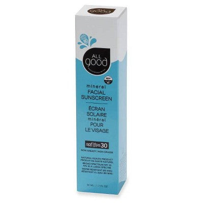 All Good Mineral Facial Sunscreen Lotion SPF 30 1.7 fl oz - Imperfect Box