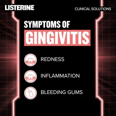 Listerine Clinical Solutions Gum Health Mouthwash for Antigingivitis and Antiplaque 1L - New