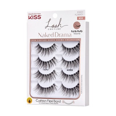 KISS Products Lash Couture Naked Drama False Eyelashes Ruffle 4ct - Imperfect Box