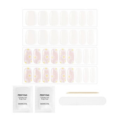 Dashing Diva Glaze Semi-Cured Gel Nail Polish Strips Daisy Dukes 32ct - Imperfect Box
