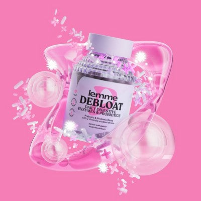 Lemme Debloat Daily Digestive Capsules 60ct - New