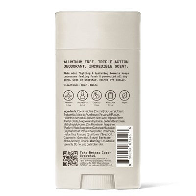 Papatui 48-Hour Solid Deodorant Vanilla Shea 2.6oz - New