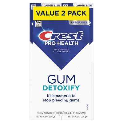 Crest Pro-Health Gum Detoxify Deep Clean Toothpaste 4.8oz/2pk - Imperfect Box