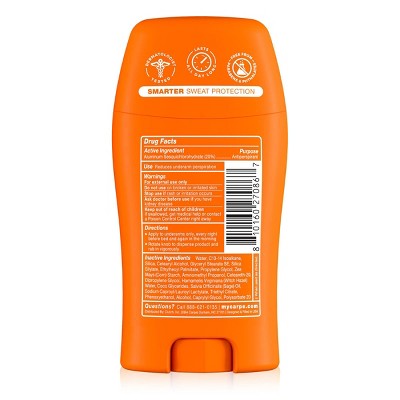 Carpe 100HR Sweat & Odor Control Antiperspirant Deodorant Fragrance Free 1.76oz - Imperfect Container