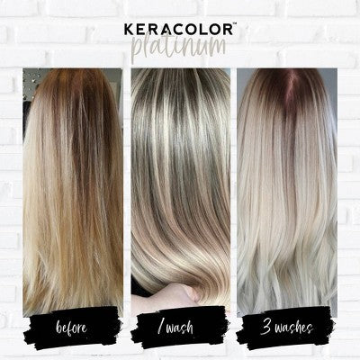 Keracolor Color + Clenditioner Temporary Hair Color Platinum 12 fl oz - New
