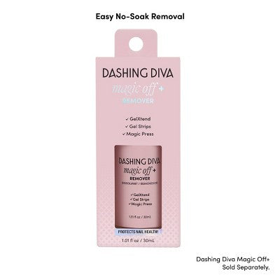 Dashing Diva Glaze Color Semi-Cured Gel Nail Polish Strips Aristocrat 32ct - Imperfect Box