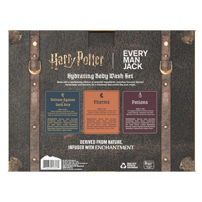 Every Man Jack Harry Potter Holiday Body Wash Gift Set 3ct - Imperfect Box