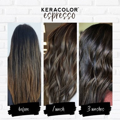 Keracolor Color + Clenditioner Temporary Hair Color Espresso 12 fl oz - Imperfect Container