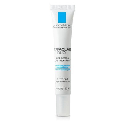 La Roche Posay Effaclar Dermatological Acne Treatment 3-Step System Kit with Medicated Gel Cleanser 7.5 fl oz - Imperfect Box