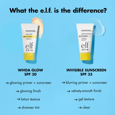 e.l.f. SKIN Suntouchable Invisible Sunscreen SPF 35 1.7 fl oz - Imperfect Box