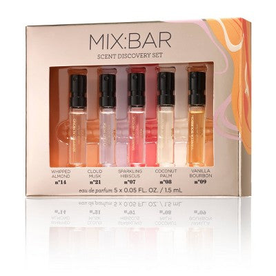 mix bar perfume coconut palm MIX:BAR Women's Eau De Parfum Scent Set 5pc