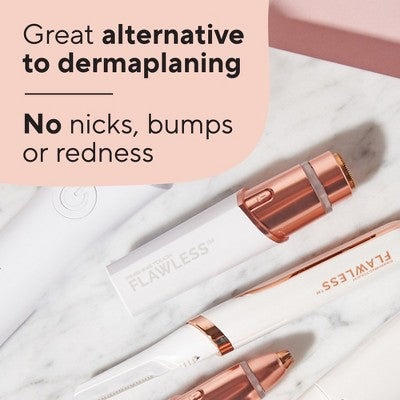 Finishing Touch Flawless Facial Hair Remover Electric Razor for Women Coral - Imperfect Box