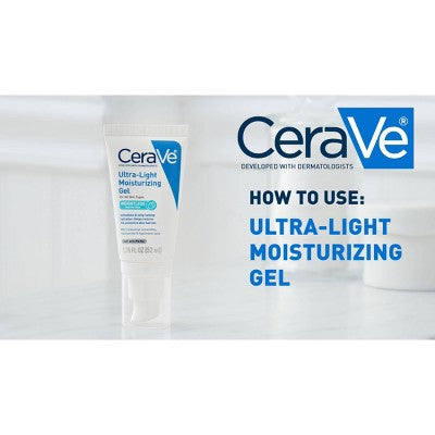 CeraVe Ultra-Light Moisturizing Face Gel 1.75 fl oz - Imperfect Box