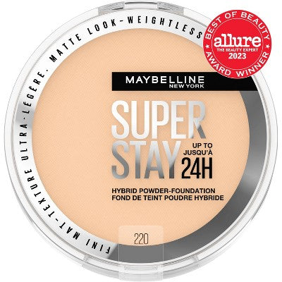 Maybelline Super Stay Matte 24HR Hybrid Pressed Powder Foundation 220 0.21oz - New
