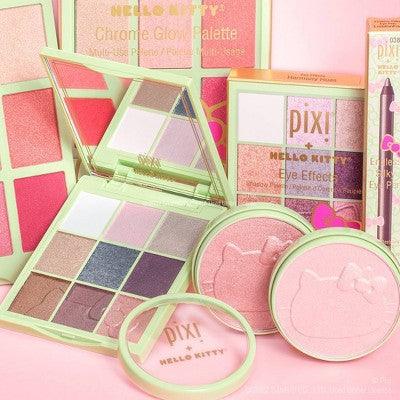 Pixi + Hello Kitty Chrome Glow Palette 0.9oz - Imperfect Box