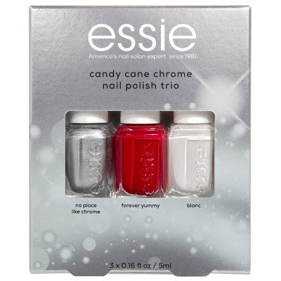 essie candy cane chrome mini nail polish set Vegan Nail Polish Trio 3pc - Imperfect Box