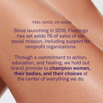 Flamingo Moisture Plus Women's Razor Blade Refills 4ct - New