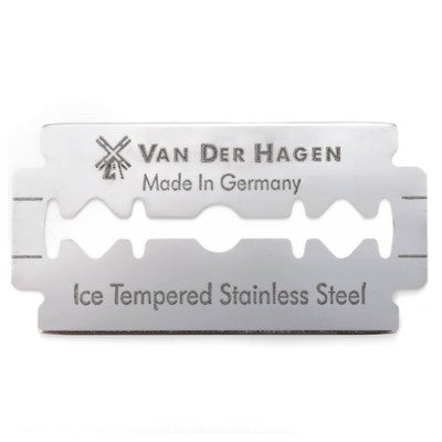 Van der Hagen Double Edge Steel Razor Blades - 5ct