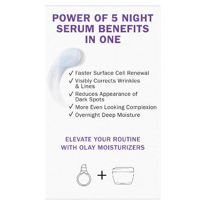 Olay Night Mini Super Serum 0.4 fl oz - New