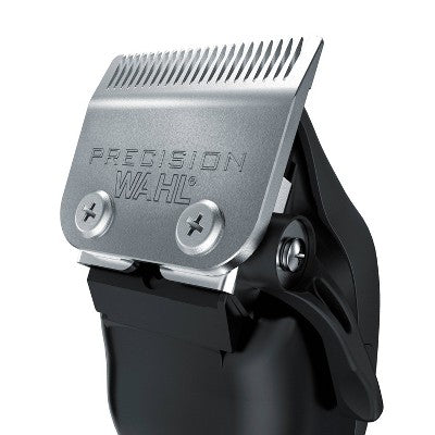 Wahl Chrome Cut Corded Electric Hair Clipper Kit with Self Sharpening Blades and 12 Haircutting Attachment Guards - Imperfect Box