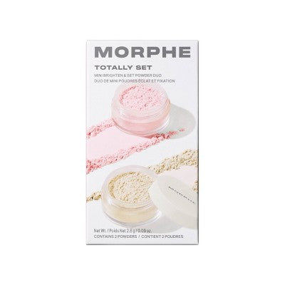 Morphe Totally Set Mini Brighten & Set Powder Duo 2.6g - Imperfect Box