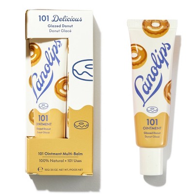 Lanolips Ultra Healing 101 Ointment Multi-Balm Glazed Donut 0.35oz - Imperfect Box