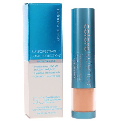 Colorescience Sunforgettable Total Protection Brush-On Shield SPF 50 Deep 0.21 oz - New