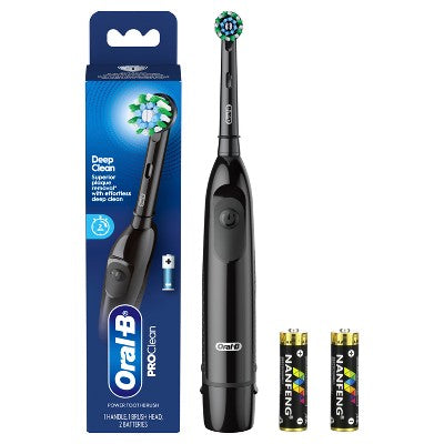 Oral-B ProClean Battery Electric Toothbrush Deep Clean Black - Imperfect Box