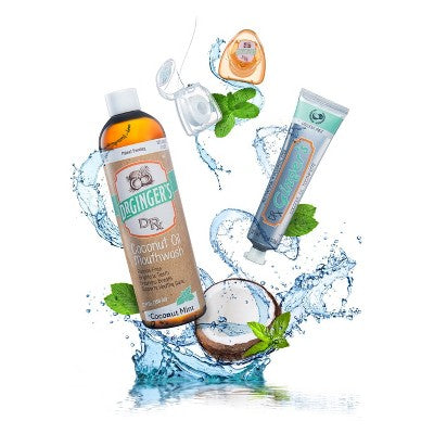 Dr. Ginger's Coconut Mint Mouthwash 14 fl oz - Imperfect Container