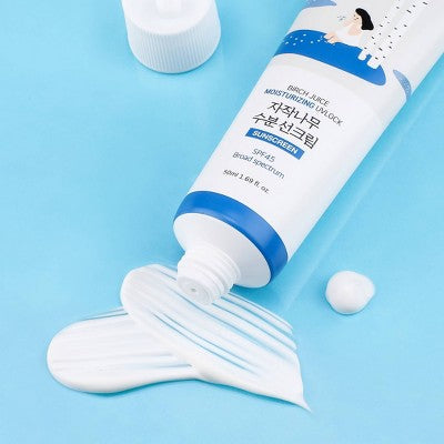 Round Lab Birch Juice Moisturizing UV Lock Korean Sunscreen SPF 45 50ml - Missing Box