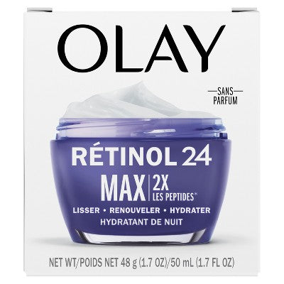 Olay Regenerist Retinol 24 Max Night Face Cream Moisturizer 1.7oz - Imperfect Box