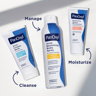 PanOxyl Acne Banishing Body Spray 2% Salicylic Acid 6oz - Imperfect Container
