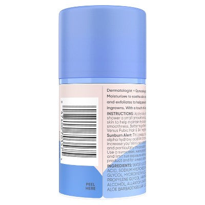 Gillete Venus for Pubic Hair and Skin Daily Ingrown Hair Prevention and Itch Reducing Serum 75ml - Imperfect Container